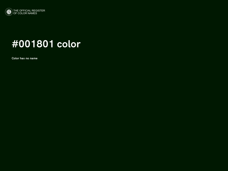 #001801 color image