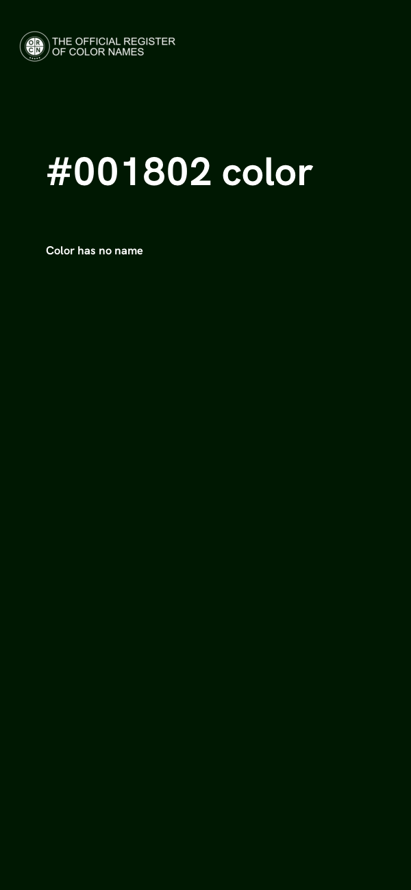 #001802 color image