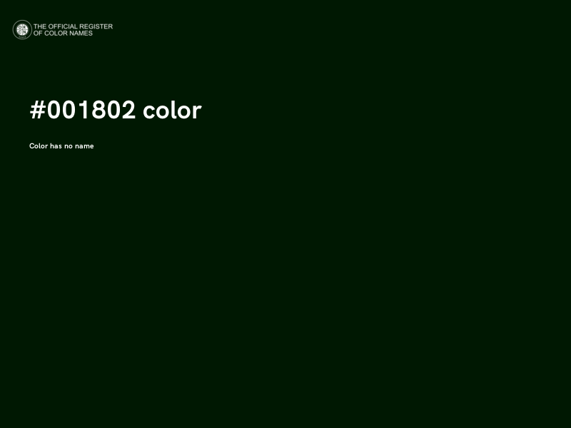 #001802 color image