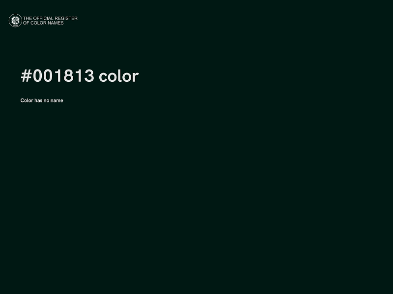 #001813 color image