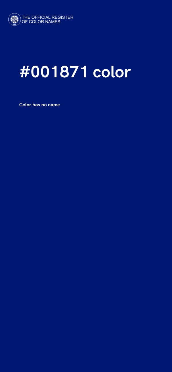 #001871 color image