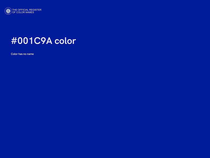 #001C9A color image