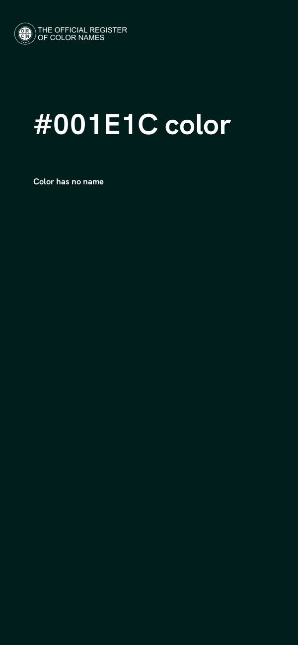 #001E1C color image