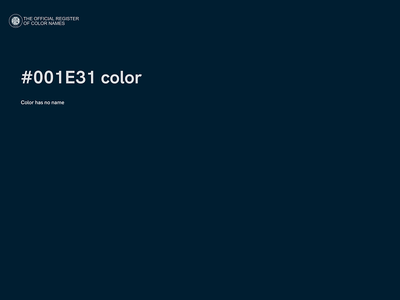 #001E31 color image