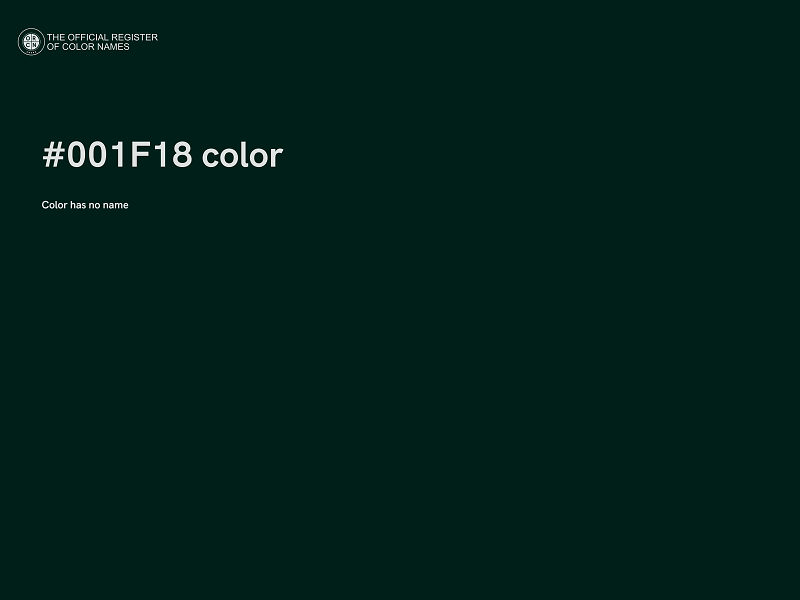 #001F18 color image