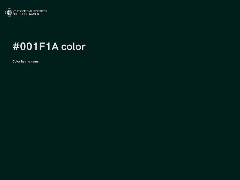 #001F1A color image