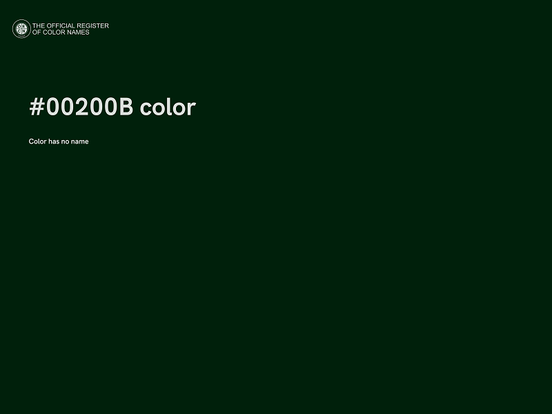 #00200B color image