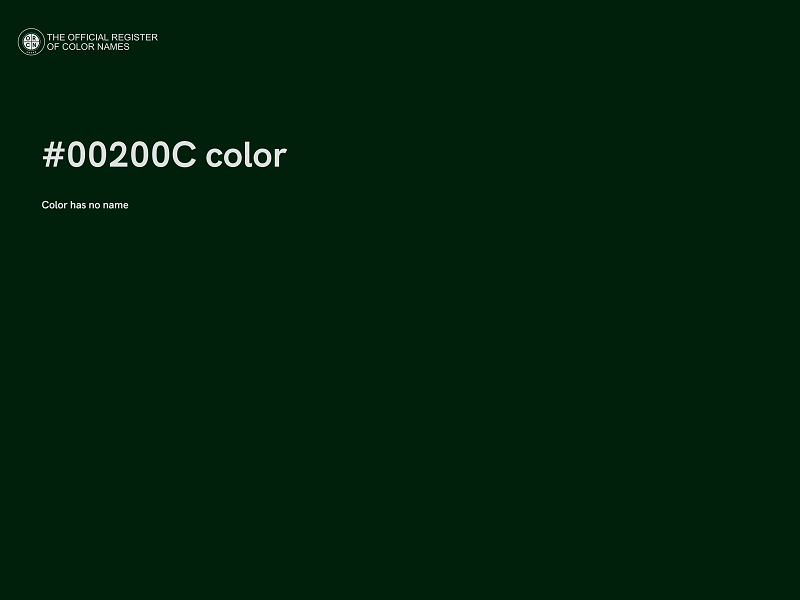 #00200C color image