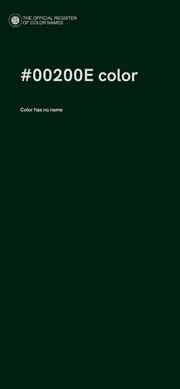 #00200E color image