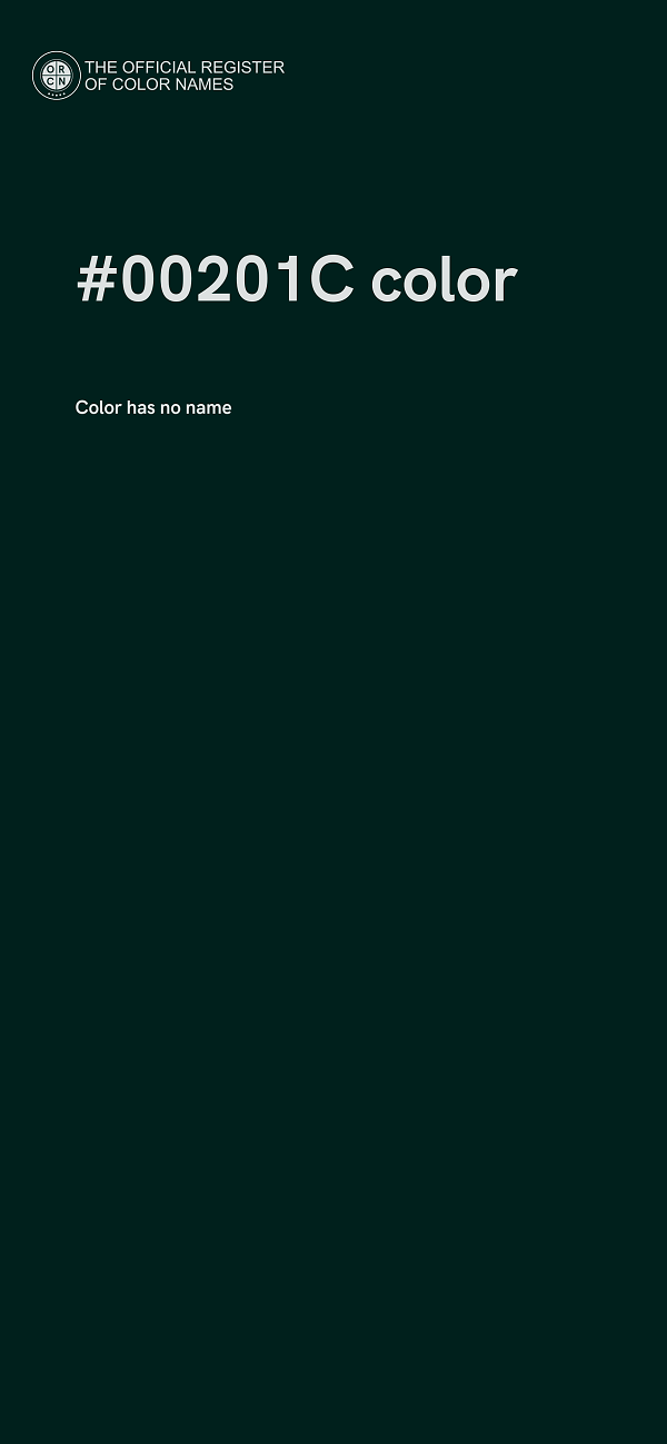 #00201C color image