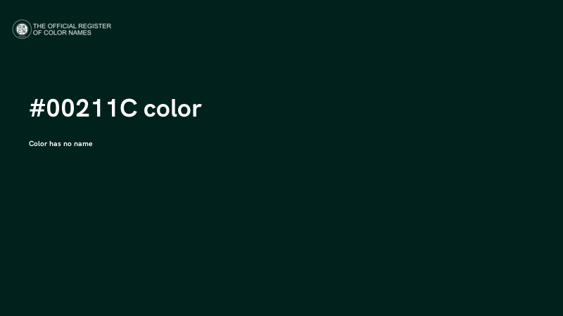 #00211C color image