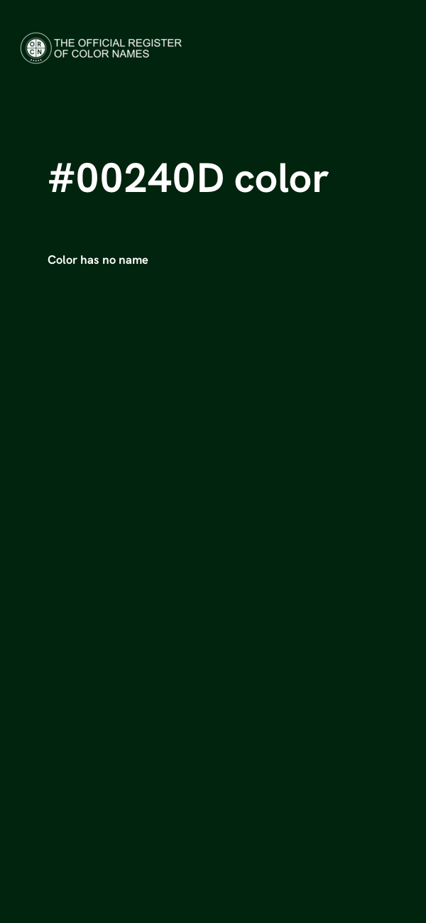 #00240D color image