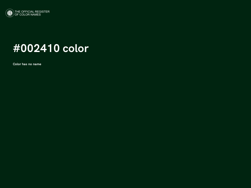 #002410 color image