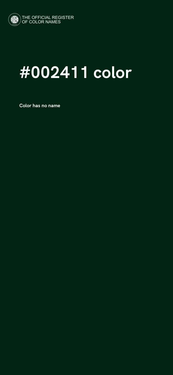 #002411 color image