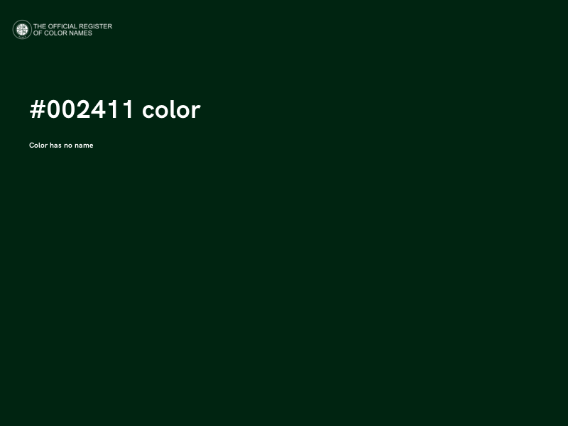 #002411 color image
