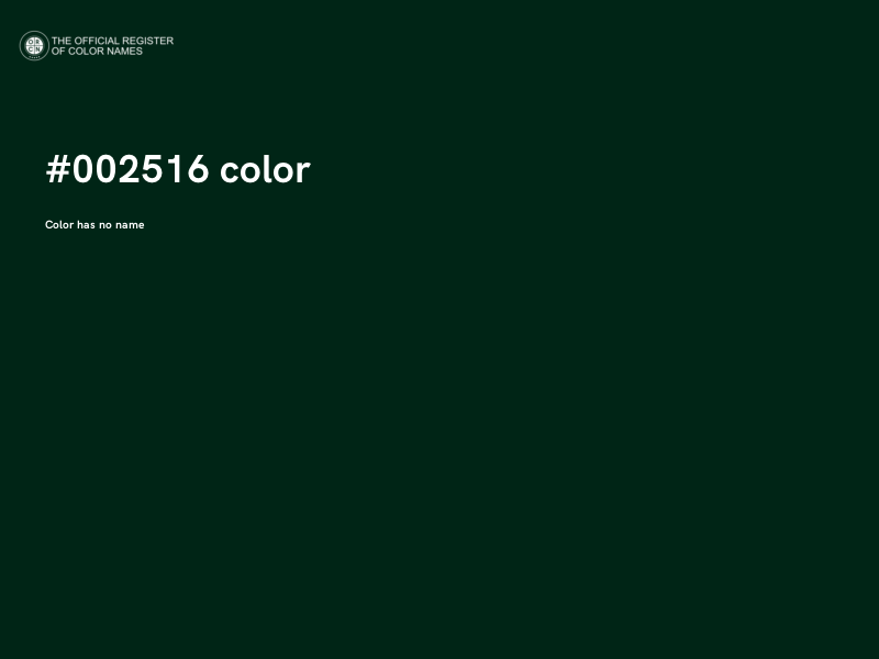 #002516 color image