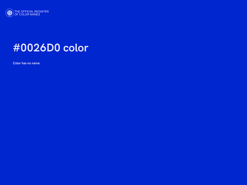 #0026D0 color image