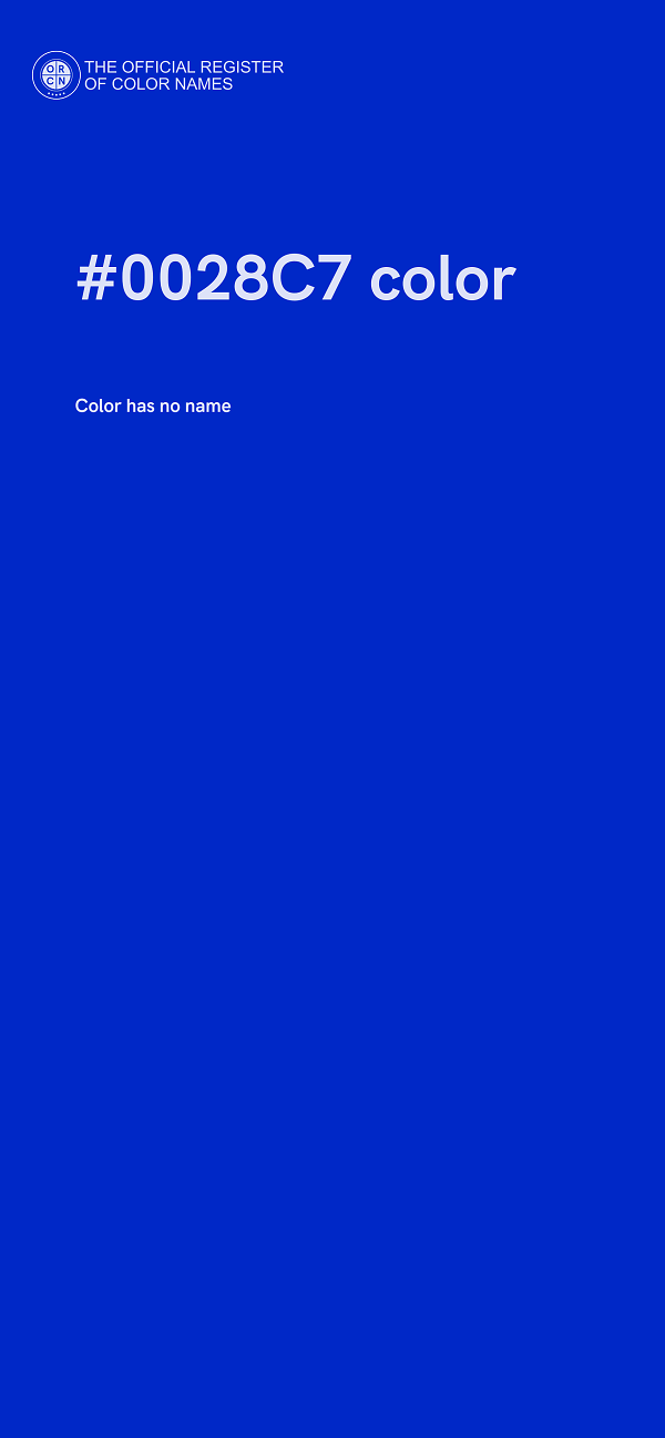 #0028C7 color image