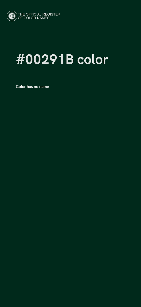 #00291B color image