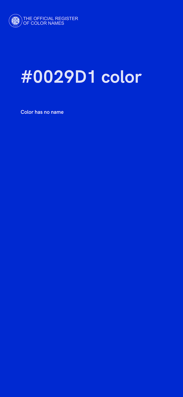 #0029D1 color image
