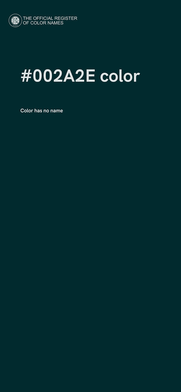 #002A2E color image