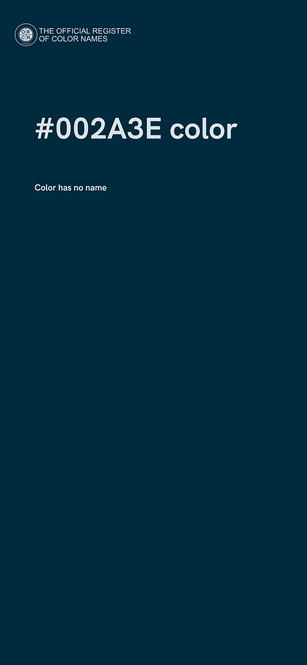 #002A3E color image