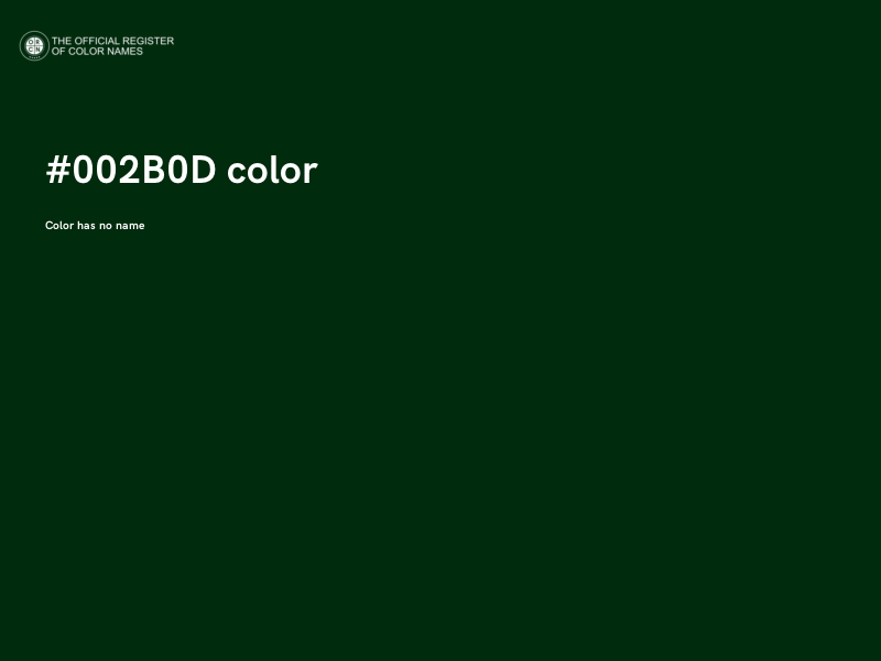 #002B0D color image