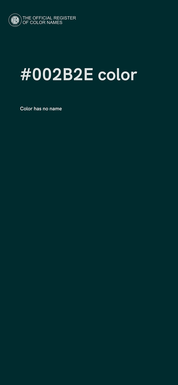 #002B2E color image