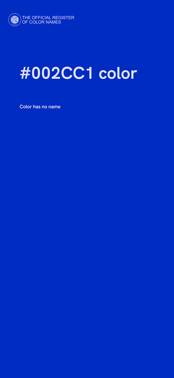 #002CC1 color image
