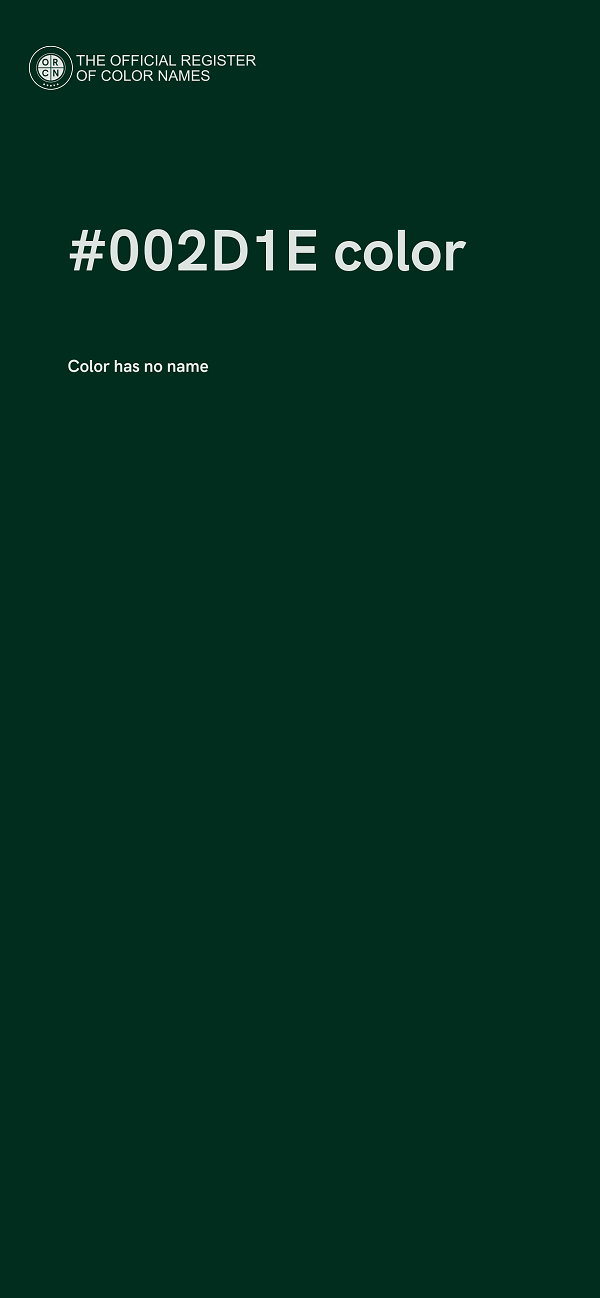 #002D1E color image