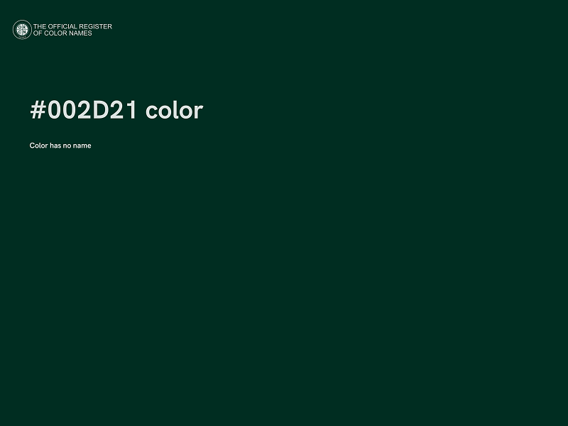 #002D21 color image