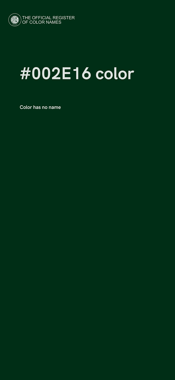 #002E16 color image