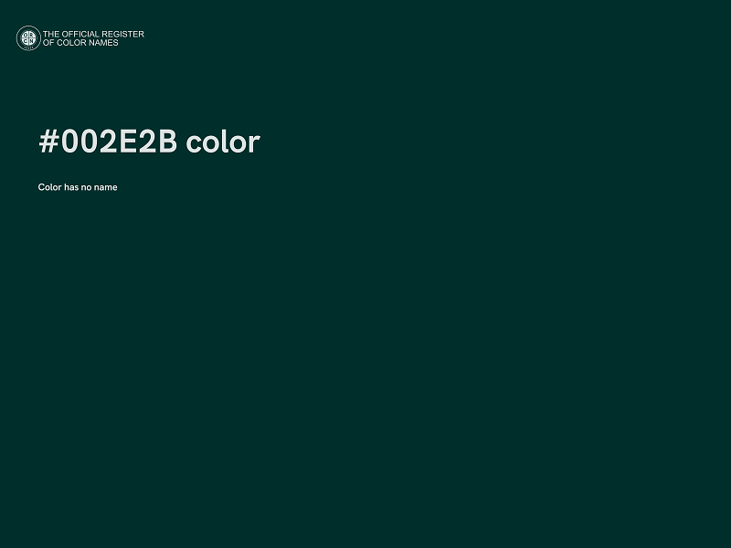 #002E2B color image