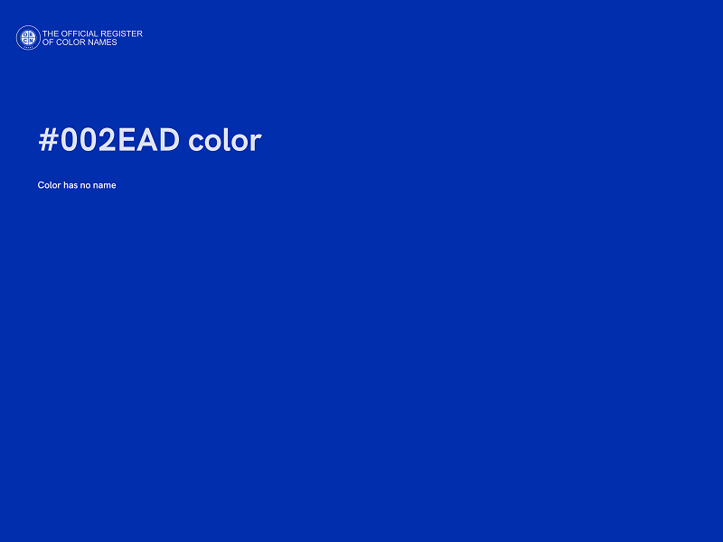 #002EAD color image