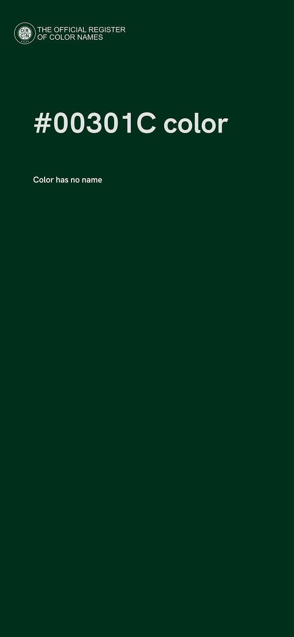 #00301C color image