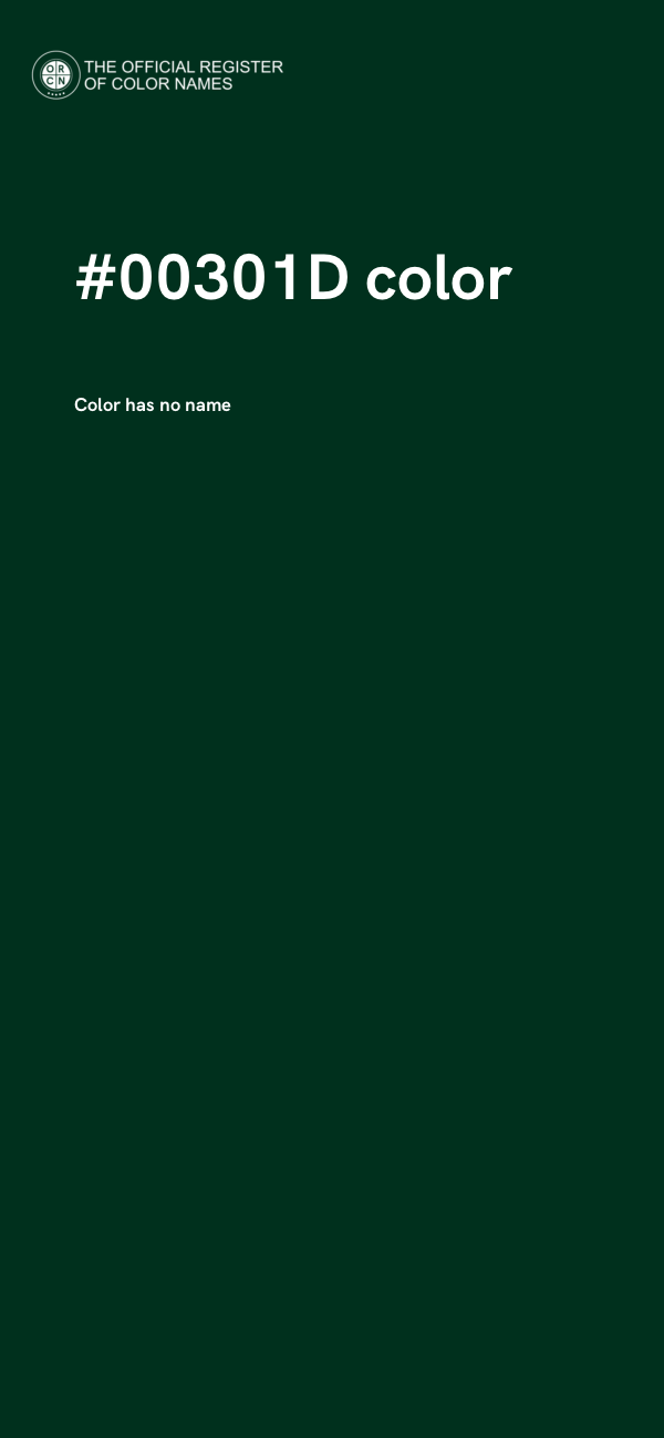 #00301D color image