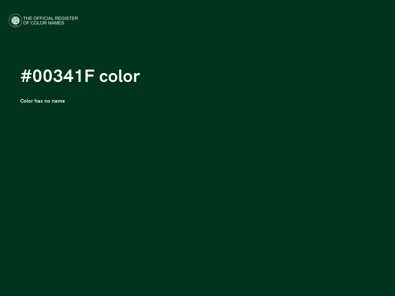 #00341F color image