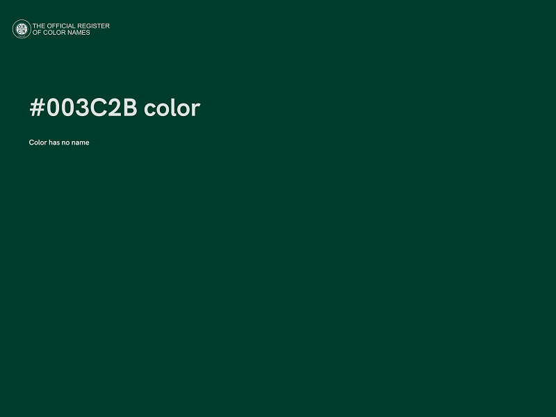 #003C2B color image