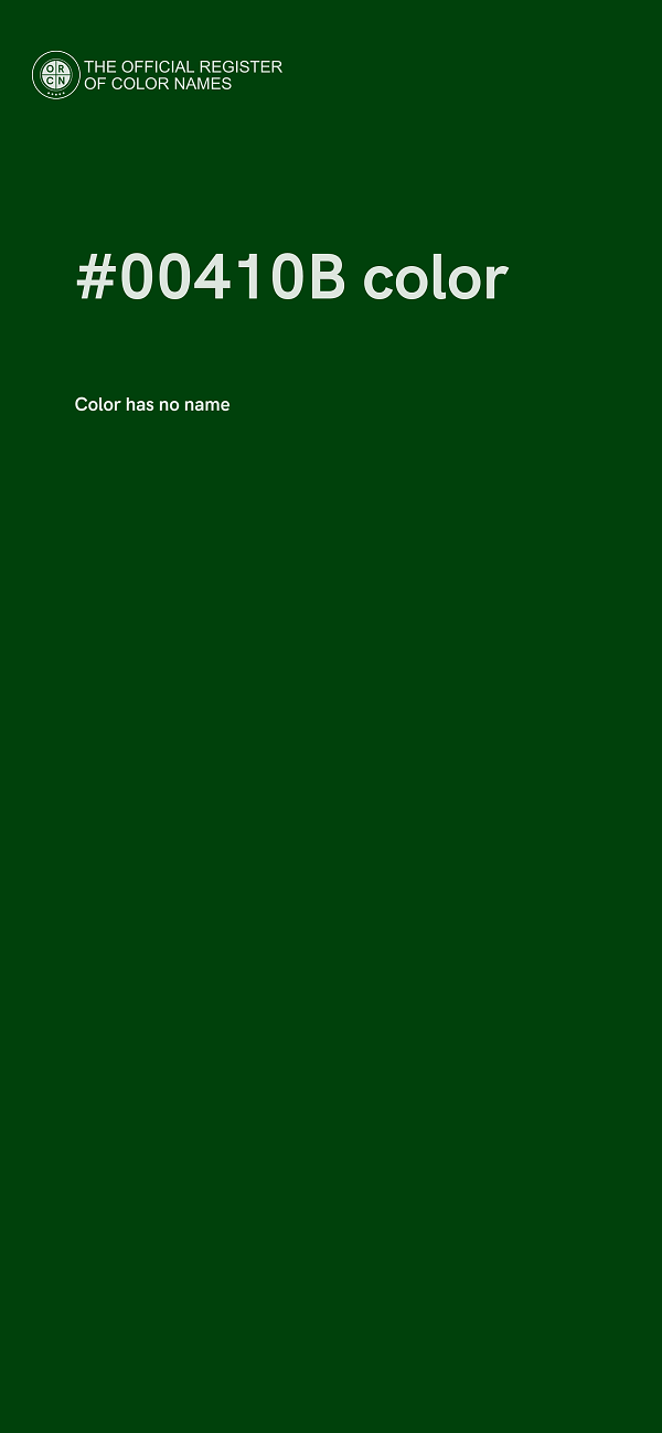 #00410B color image