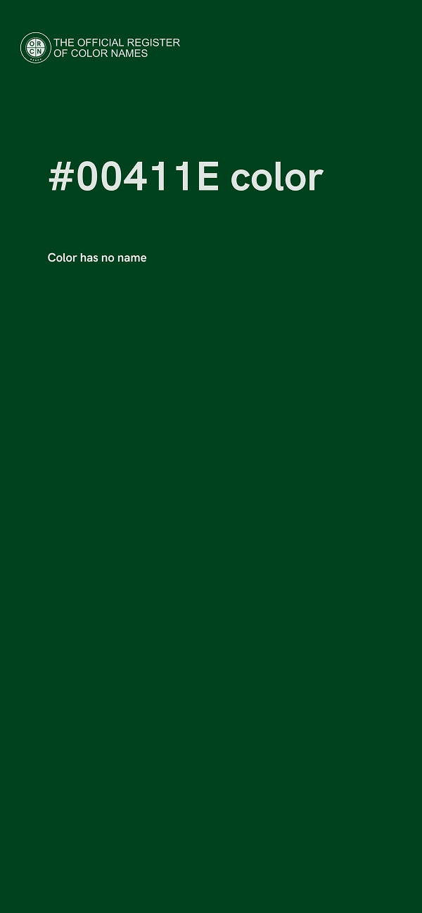 #00411E color image