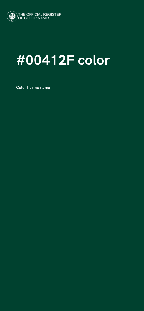 #00412F color image