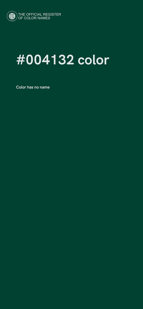 #004132 color image
