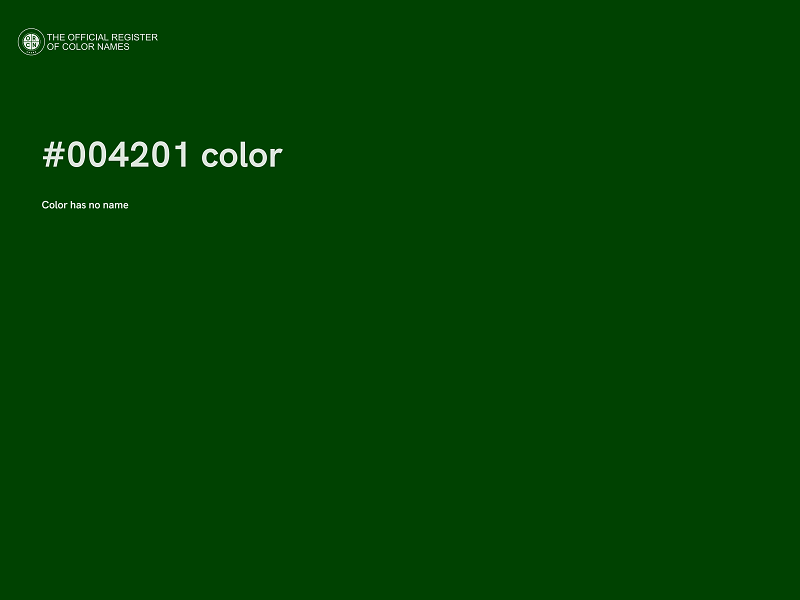 #004201 color image