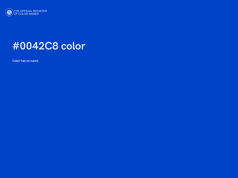 #0042C8 color image