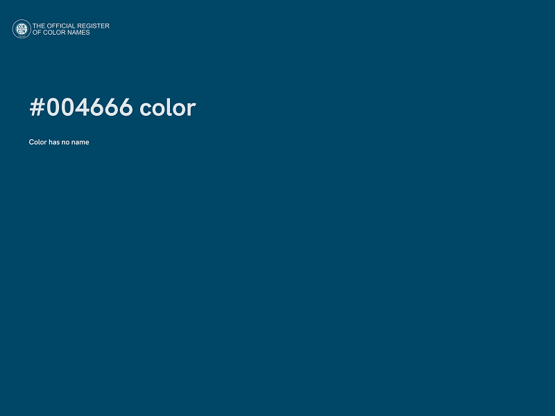#004666 color image