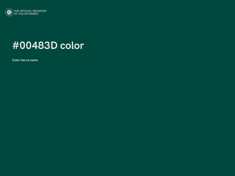 #00483D color image