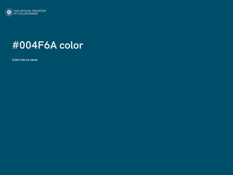 #004F6A color image