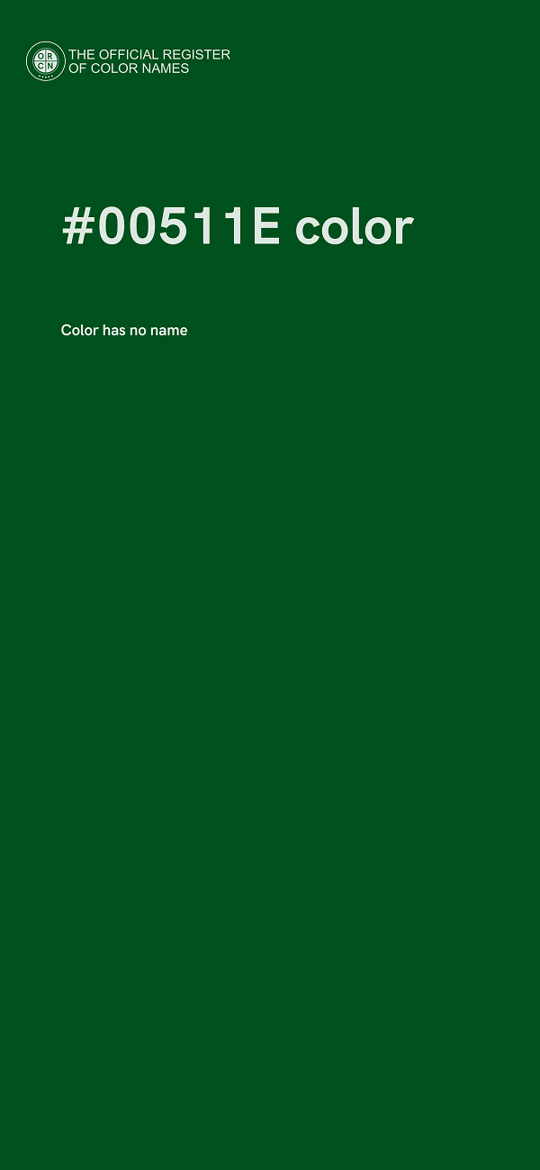 #00511E color image