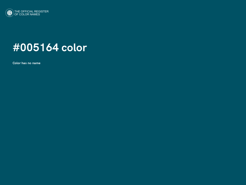 #005164 color image