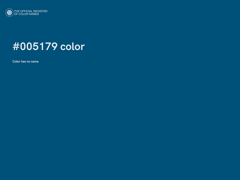 #005179 color image